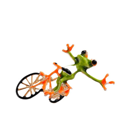 Spilla Rana Ciclista | Idea Regalo Originale e Divertente