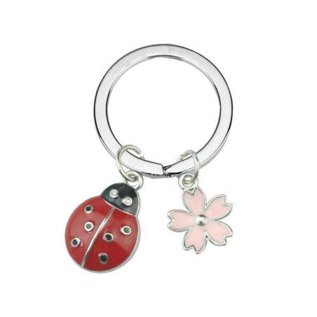 Portachiavi Coccinella Portafortuna – Idea Regalo Originale