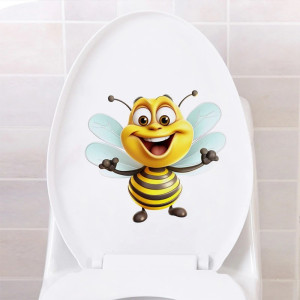Adesivo Ape Frizzante | Sticker in PVC Divertente e Durevole