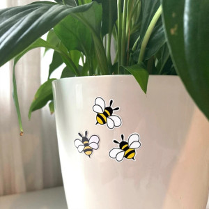 Adesivi Mini Ape | Foglio con 70 Sticker da 2 cm per DIY