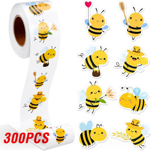 Adesivi Ape Divertenti (Rotolo 500 pz) | Idea Regalo Originale
