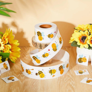 Adesivi Ape Divertenti (Rotolo 500 pz) | Idea Regalo Originale