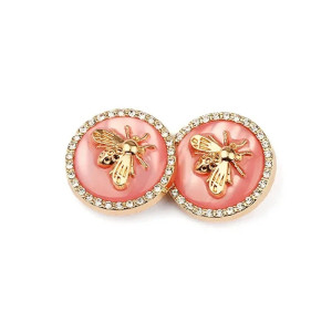 Bottone Ape Eleganza Strass | Accessorio Unico e Raffinato