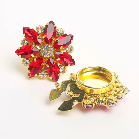 Copribottone Gioiello "Fleur Royale" | Idea Regalo Donna Unica