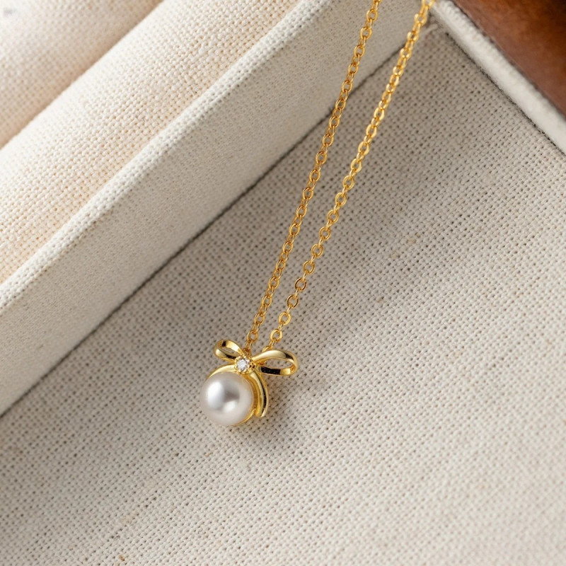 Collana Ape Eleganza con Perla in Argento Sterling 925