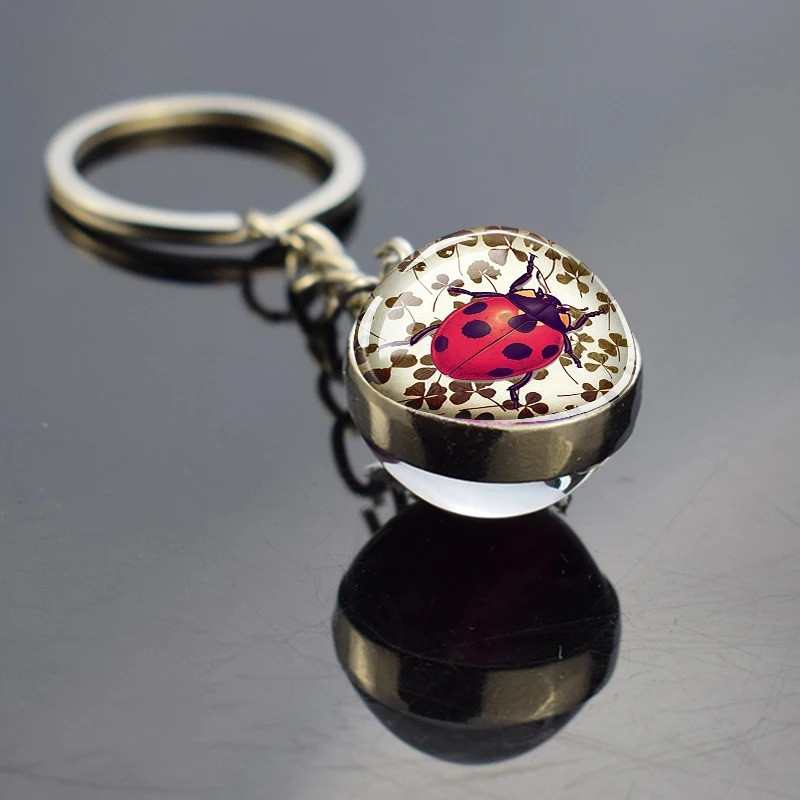 Portachiavi Coccinella Portafortuna | Idea Regalo Unica
