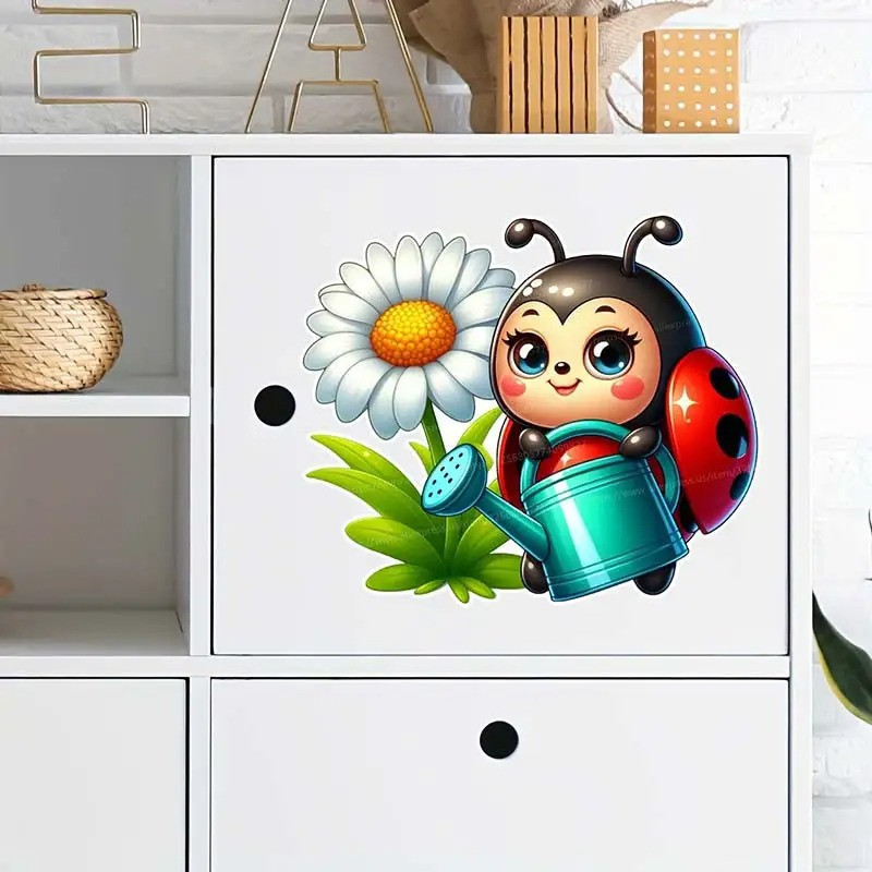 Sticker Coccinella 'Giardino Incantato' | Adesivo Originale