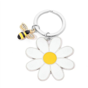 Portachiavi Ape & Margherita | Idea Regalo Donna Originale