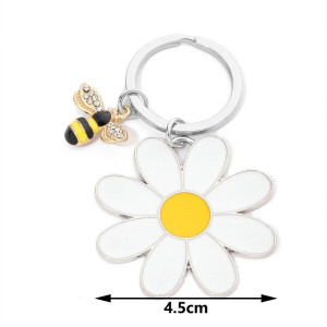 Portachiavi Ape & Margherita | Idea Regalo Donna Originale