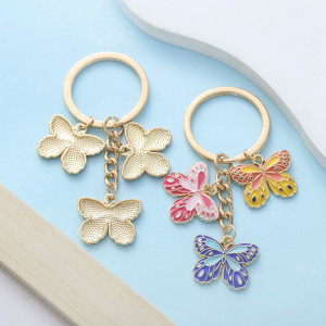 Portachiavi Farfalla "Trio Incantato" | Idea Regalo Donna