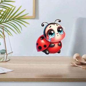Adesivo Coccinella 'Lacrima di Rugiada' – Tenerezza ed emozione