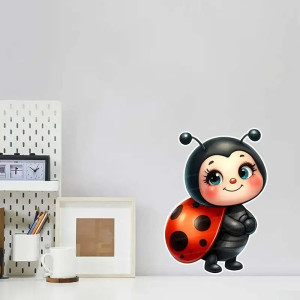 Adesivo Coccinella 'Piccola Felicità' – Semplicità e tenerezza