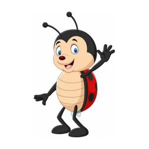 Adesivo Coccinella "Buongiorno Primavera" | Idea Regalo Originale