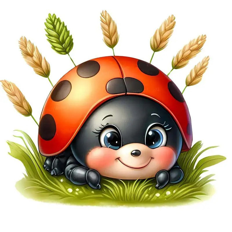 Sticker Murale Coccinella Portafortuna | Idea Regalo Originale