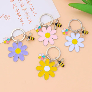 Portachiavi Ape e Margherita | Idea Regalo Donna Originale