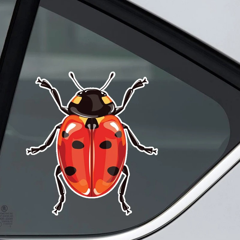 Adesivo Coccinella Vintage | Sticker Originale & Resistente