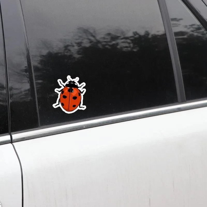 Adesivo Coccinella Portafortuna | Sticker PVC Resistente