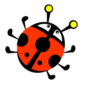 Adesivo Coccinella Goffa - Uno Sticker Divertente e Originale