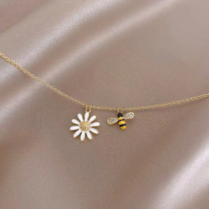 Collana Ape e Margherita | Gioiello Donna Elegante & Originale