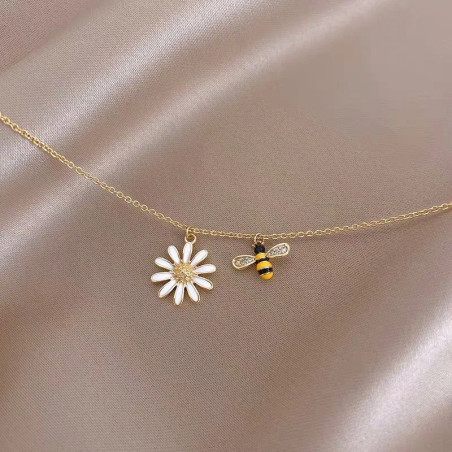 Collana Ape e Margherita | Gioiello Donna Elegante & Originale
