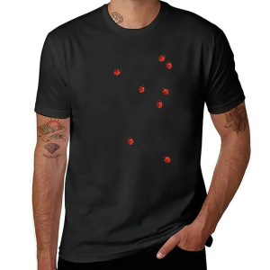T-shirt Coccinella Uomo 'Fortuna Naturale' | Idea Regalo Originale