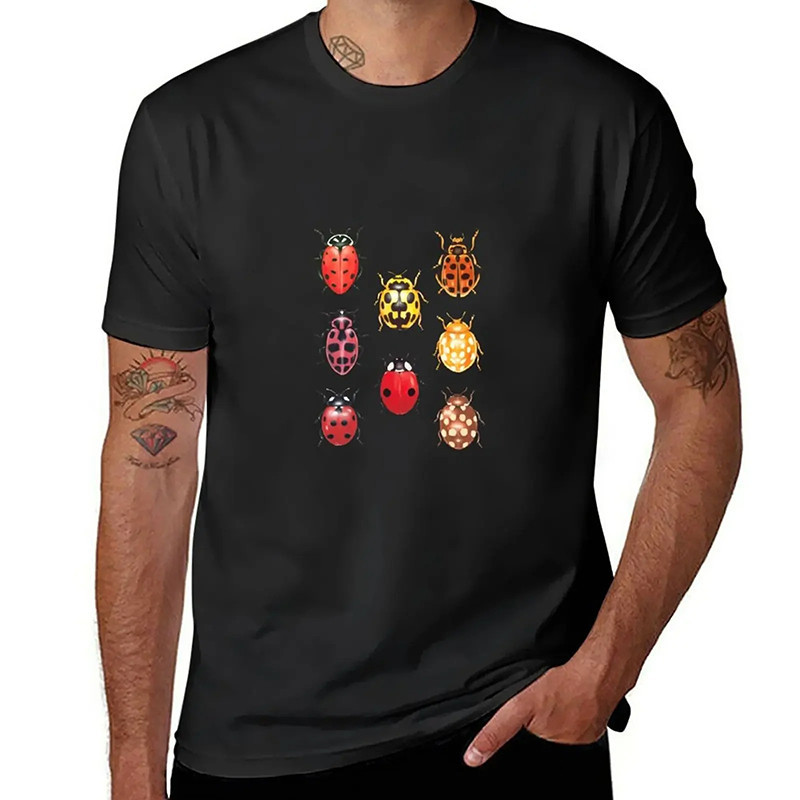 Maglietta Coccinella Uomo | Collezione Natura | Idea Regalo