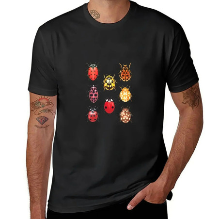 Maglietta Coccinella Uomo | Collezione Natura | Idea Regalo