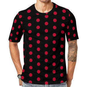 T-shirt Coccinella Uomo | Maglietta a Pois Elegante e Comoda