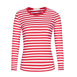 Maglietta Donna a Righe Coccinella | 100% Cotone | Idea Regalo