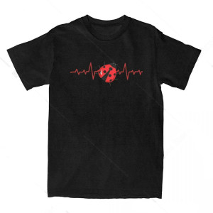 T-shirt Coccinella Battito Cardiaco | Cotone 100% | Regalo Donna