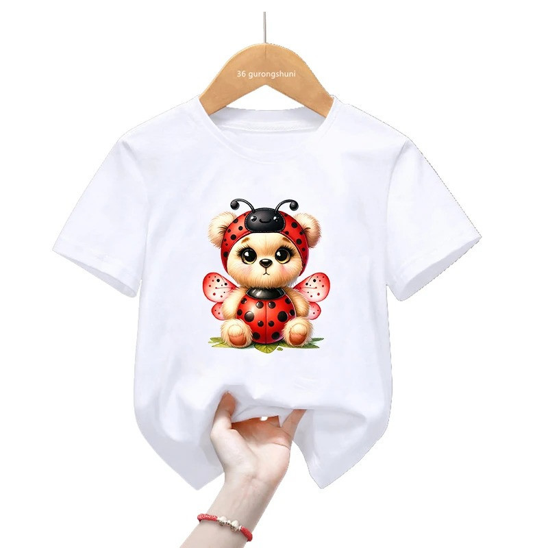 T-shirt Bambino Coccinella Invernale - Comfort e Fantasia