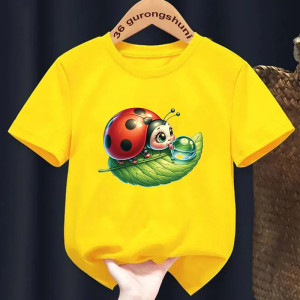 Maglietta Coccinella Bambino | Idea Regalo Originale e Carina