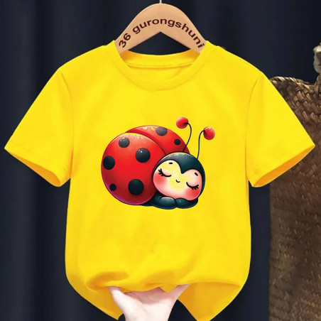 Maglietta Bambino Coccinella Sognatrice - Morbidezza e Comfort