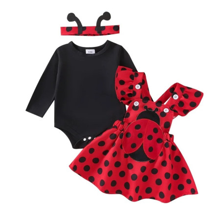 Completo Coccinella Bambina | 3 Pezzi Magico e Comodo
