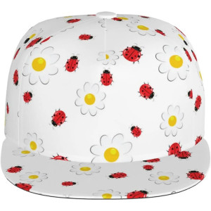 Cappellino Donna Coccinella e Margherita | Idea Regalo Originale