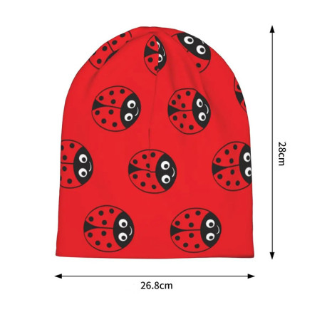 Cuffia Coccinella Sorridente – Calore, stile e allegria!