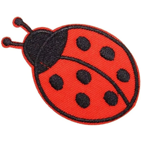 Toppe Termoadesive Coccinella (x3) | Idea Regalo Originale