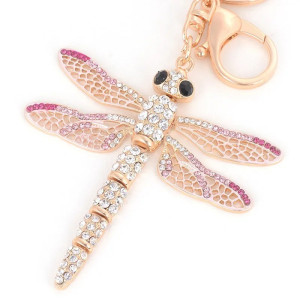 Portachiavi Libellula Rugiada Estiva - Eleganza & Strass