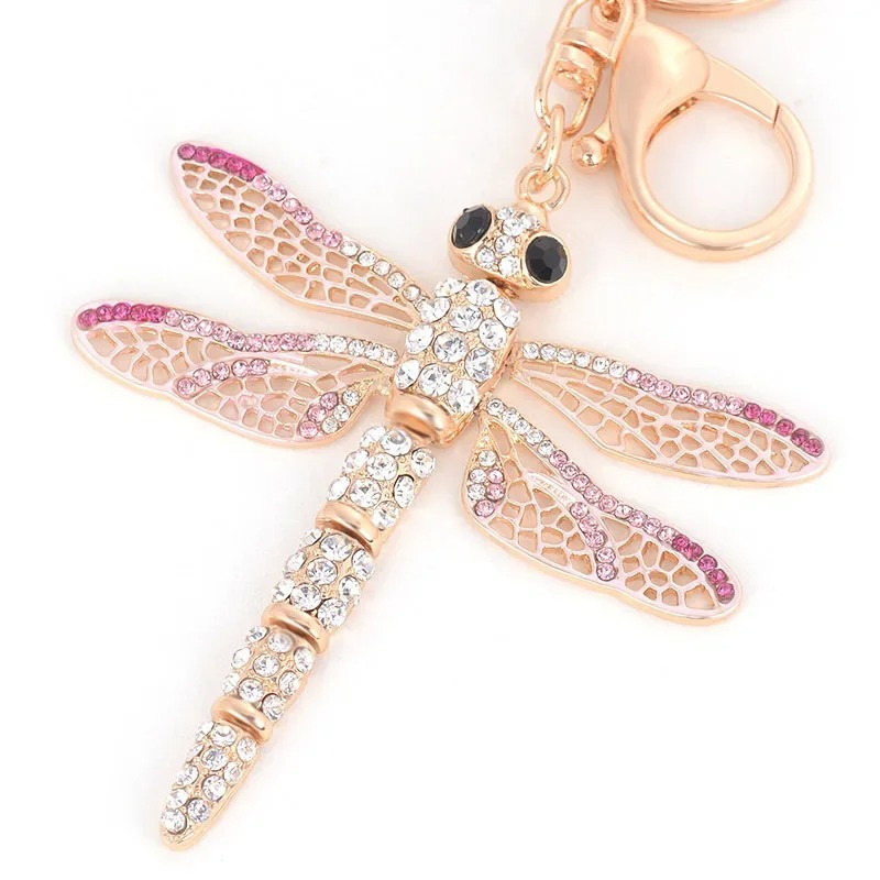 Portachiavi Libellula Rugiada Estiva - Eleganza & Strass