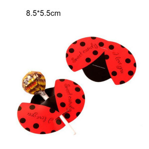 Porta Lecca Lecca Coccinella - Set 20/50 | Idea Regalo Feste
