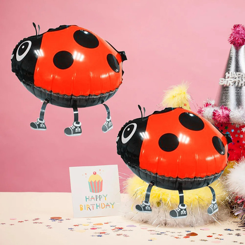 Grandi Palloncini Coccinella - Set da 2 | Ideale per feste