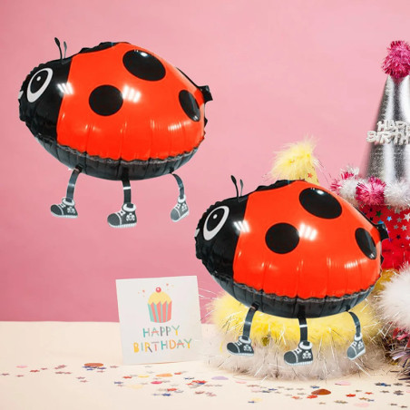 Grandi Palloncini Coccinella - Set da 2 | Ideale per feste