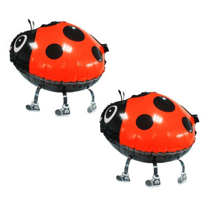 Grandi Palloncini Coccinella - Set da 2 | Ideale per feste