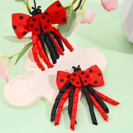 Fermagli Capelli Coccinella | Idea Regalo Originale per Bambina