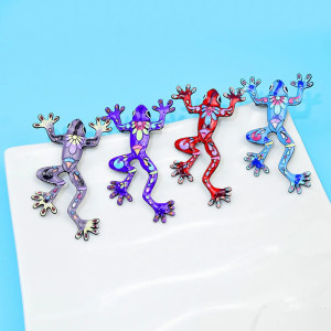 Spilla Rana "Riflessi Acquatici" - Idea Regalo Donna Originale
