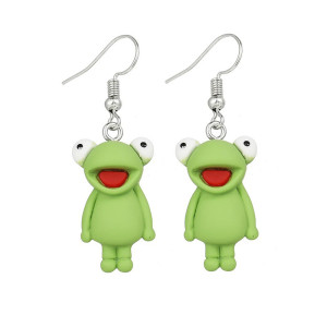 Orecchini Rana Sorridente - Accessorio Divertente e Originale