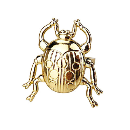 Portatovaglioli Scarabeo in Metallo | Set da 6 Eleganti