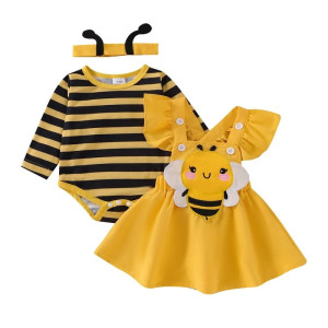 Set Costume da Ape per Neonata | Pagliaccetto, Vestito & Fascia