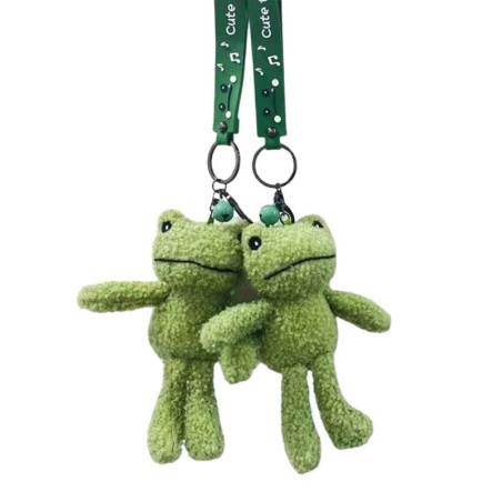 Portachiavi Rana "Peluche Dolce Compagnia" – Carino & Soffice
