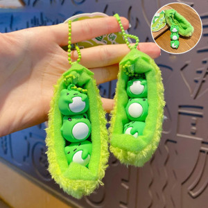 Portachiavi Rana "Bozzolo Verde" – Trio Kawaii, Idea Regalo